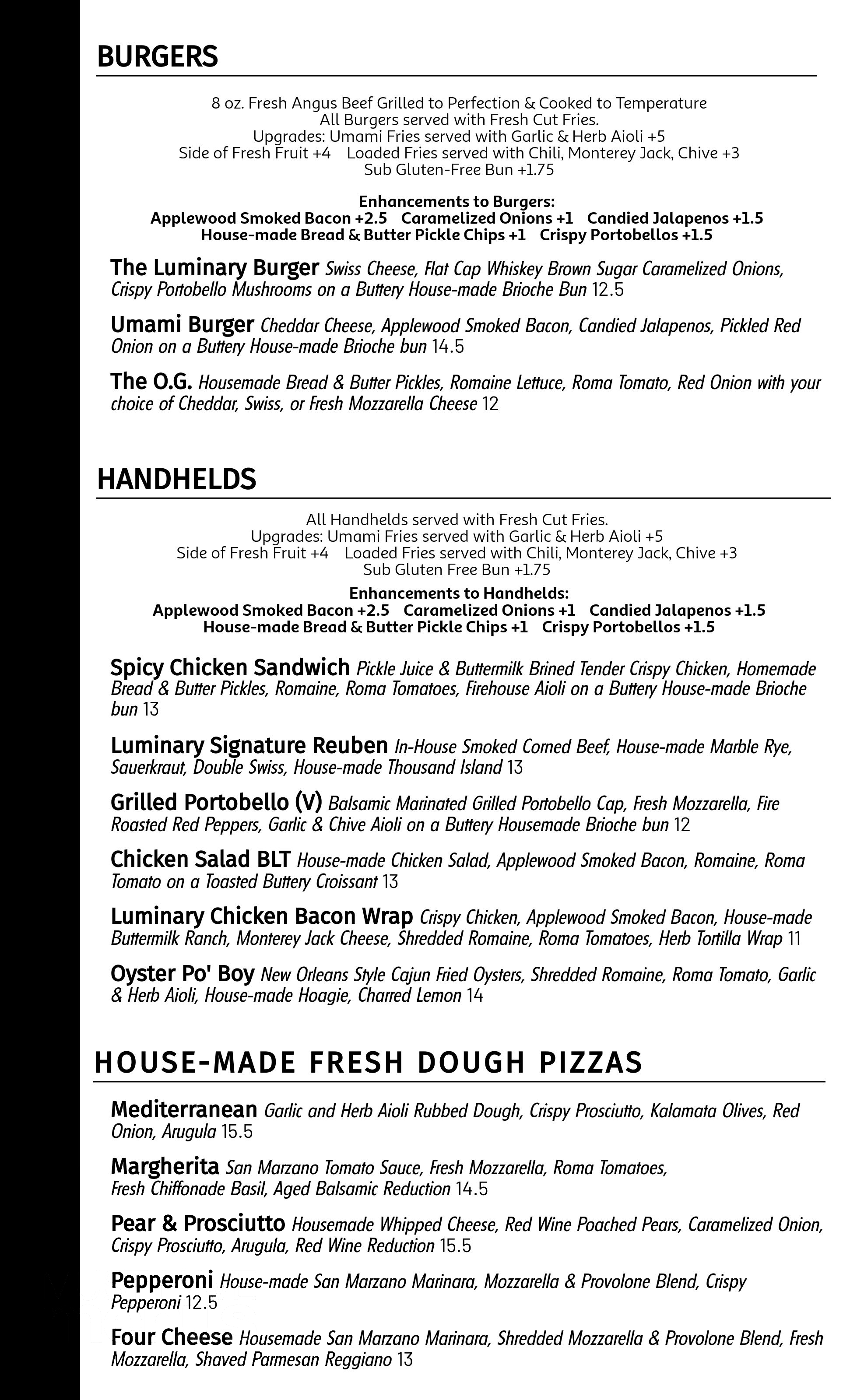 Lunch Menu first draft without pictures page 2
