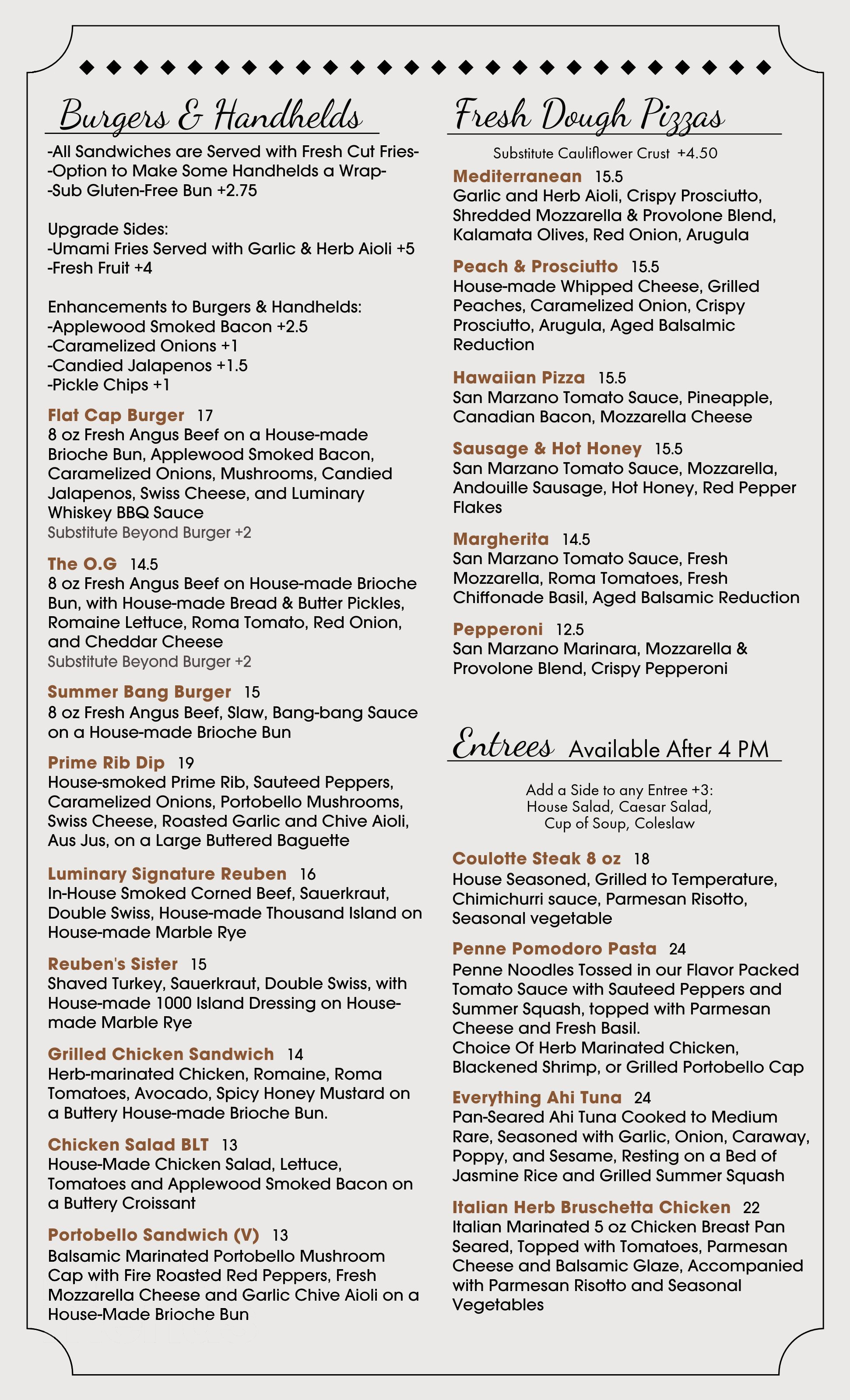 Summer Menu 2023 light background darker font page 2