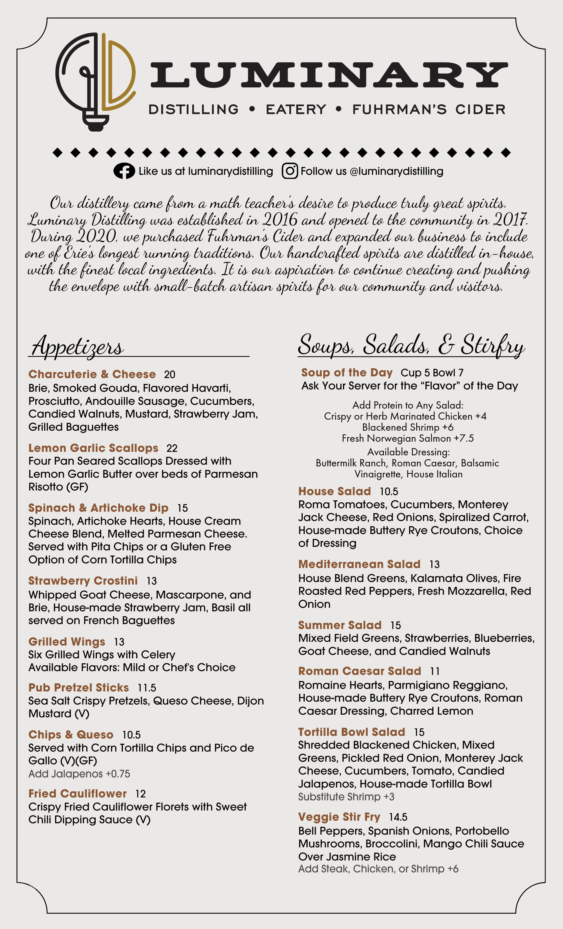 Summer Menu 2023 light background darker font page 1